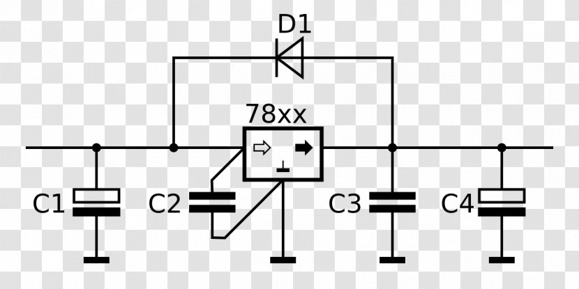 Voltage Regulator Electronic Circuit Electric Potential Difference Power Converters LM317 - Heart - Tree Transparent PNG