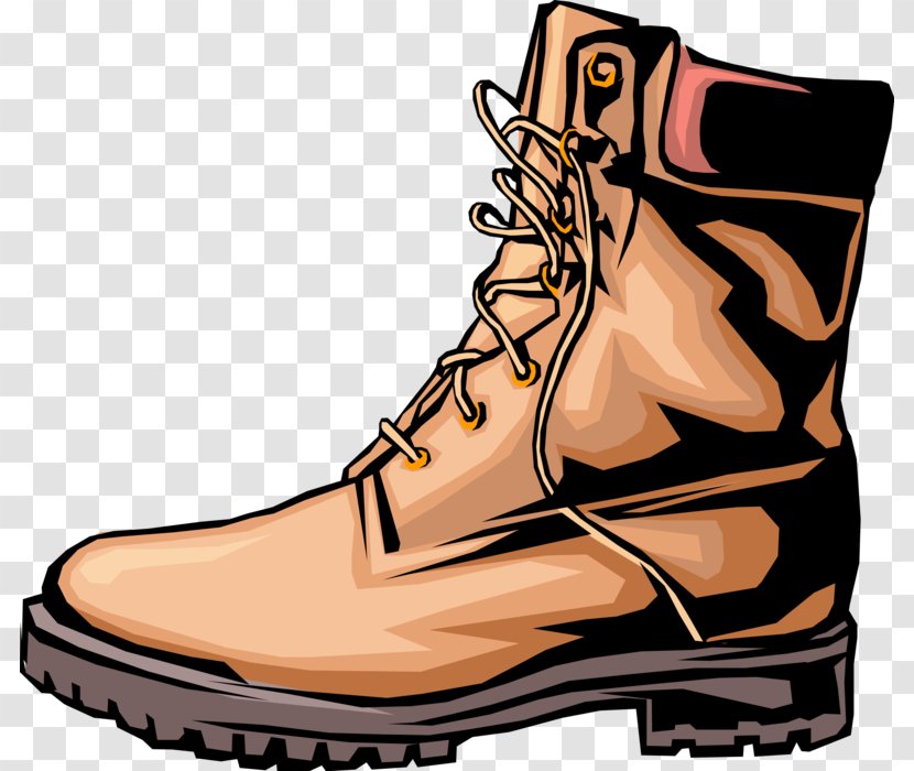 Clip Art Hiking Boot Shoe Vector Graphics - Footwear Transparent PNG