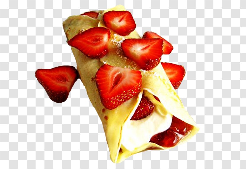 Crêpe Cream Shortcake Pancake Strawberry - Recipe Transparent PNG