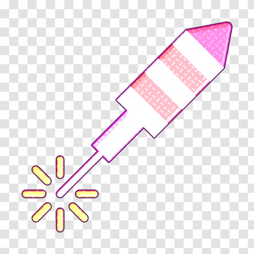 Fireworks Icon Birthday Party Icon Rocket Icon Transparent PNG