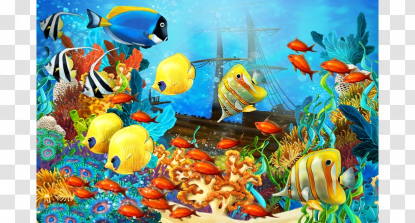 Underwater Coral Reef Fish Tropical - Royaltyfree Transparent PNG