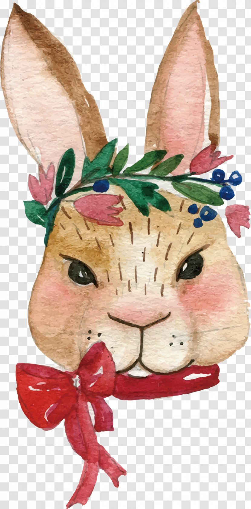 Watercolor Painting Rabbit - Bunny Transparent PNG