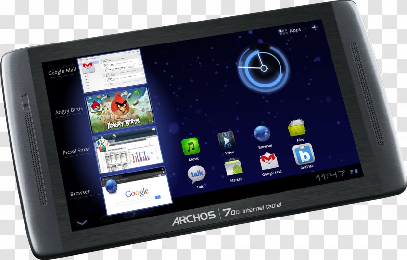 Laptop Archos 70 101 Internet Tablet Android Honeycomb Transparent PNG