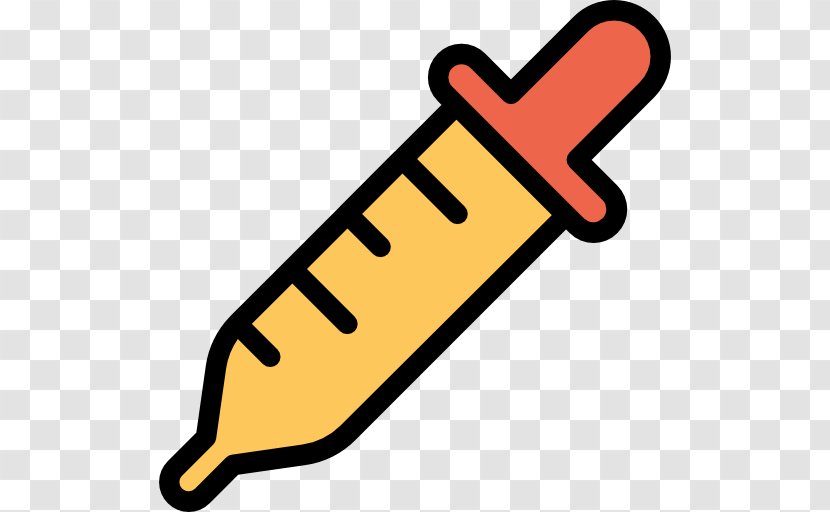 Dropper Icon - Yellow - Injection Transparent PNG
