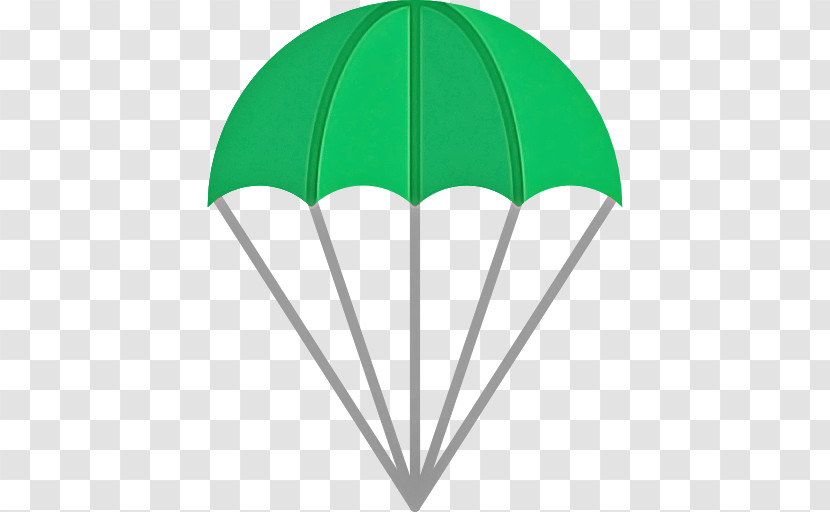 Green Turquoise Leaf Symbol Parachute Transparent PNG