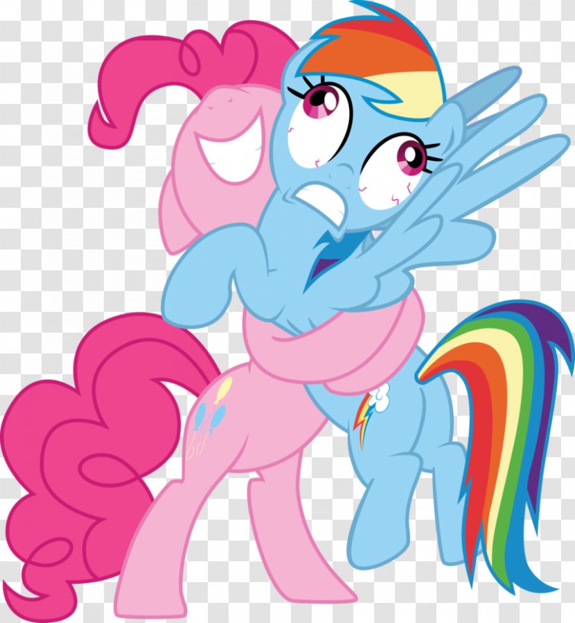 Rainbow Dash Pinkie Pie Rarity Twilight Sparkle Applejack - Silhouette - Saucy Transparent PNG
