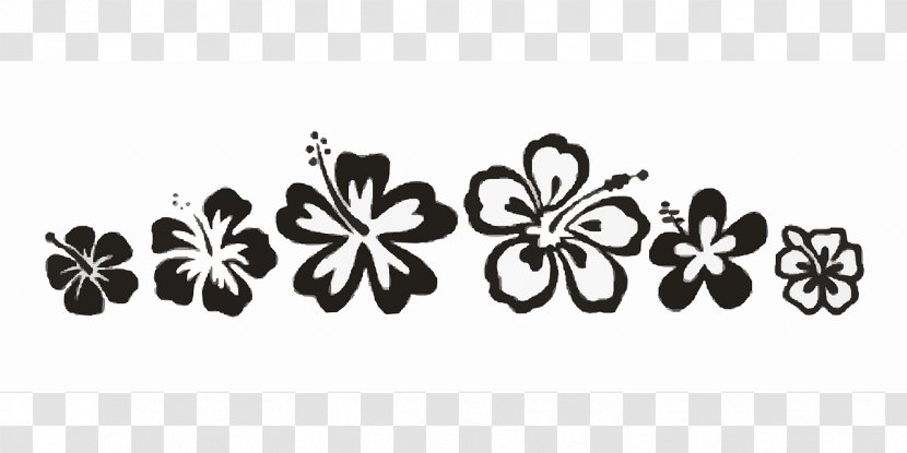 Art Floral Design Clip - Black And White Transparent PNG