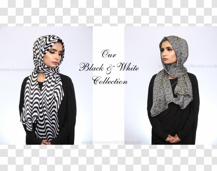 Hijab Shawl Fashion Clothing Scarf - Black Transparent PNG