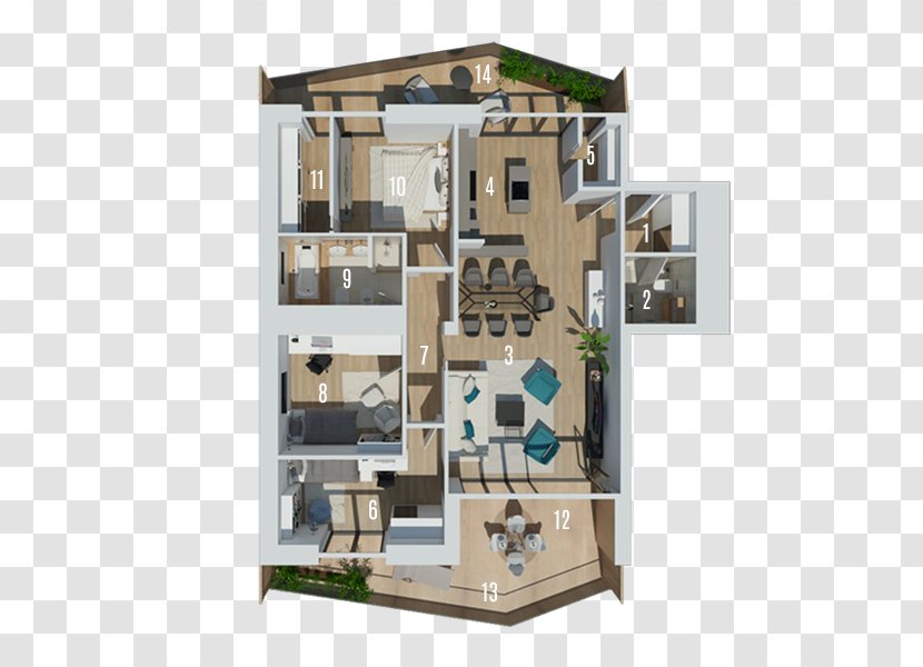 Floor Plan Property - Real Estate - Toranj Transparent PNG