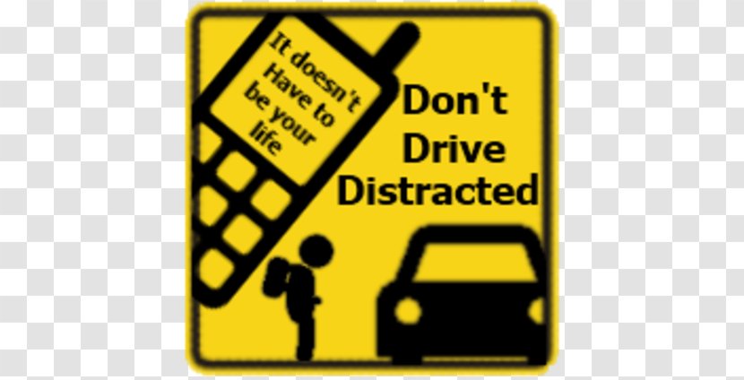 Distracted Driving Text Messaging Texting While Telephone Call - Google Transparent PNG