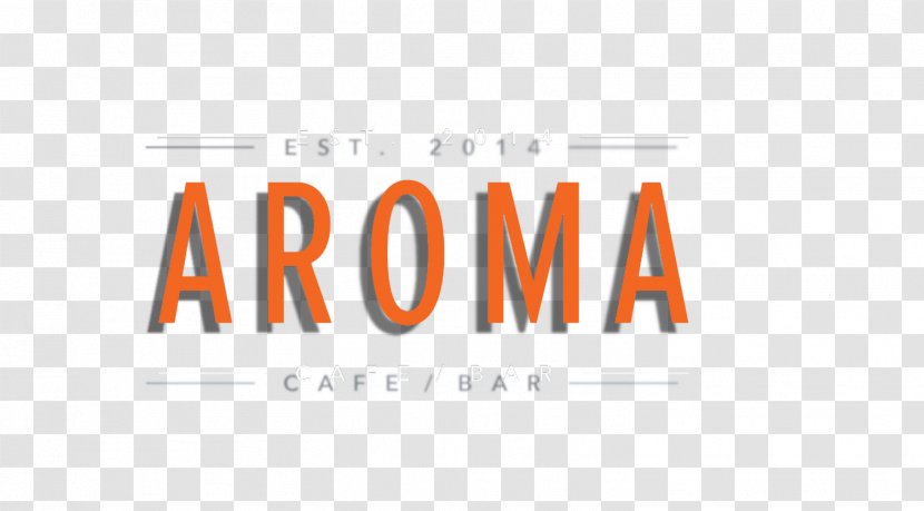 Logo Brand Product Design Font - Orange - With Coffee Aroma Transparent PNG