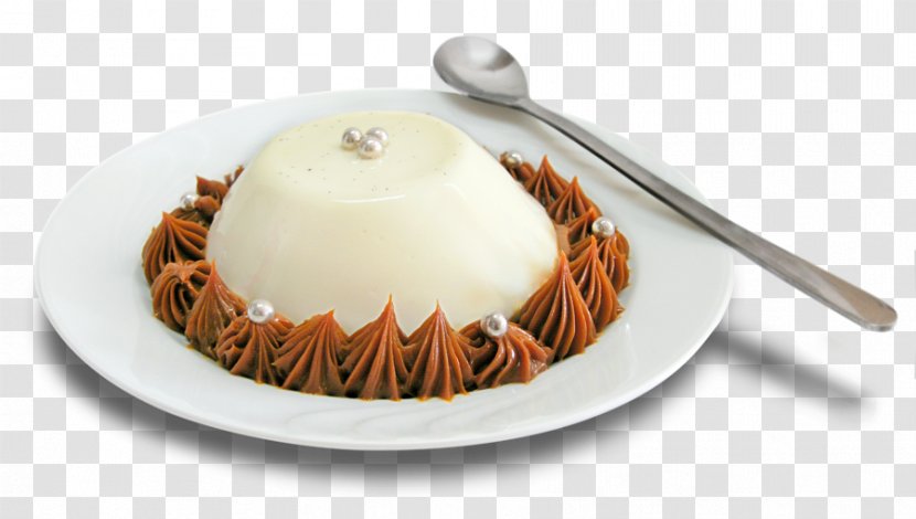 Panna Cotta Cream Dulce De Leche Milk Dessert - Tableware Transparent PNG
