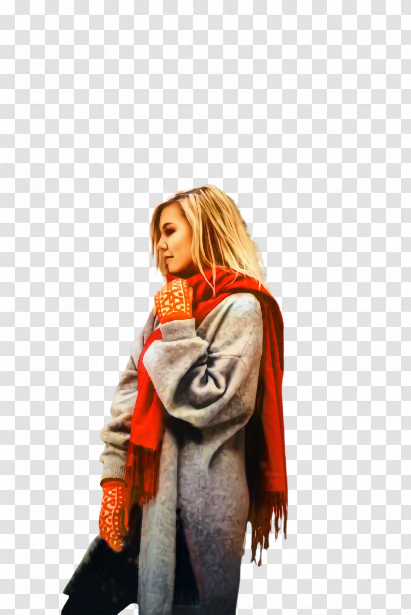 Winter Girl - Stole - Hood Costume Transparent PNG