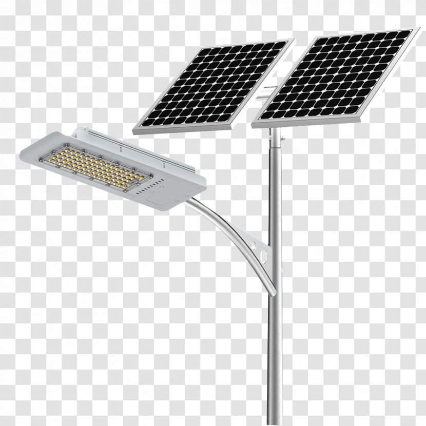 Solar Street Light LED Lamp - Hardware - Energy-saving Lamps Transparent PNG