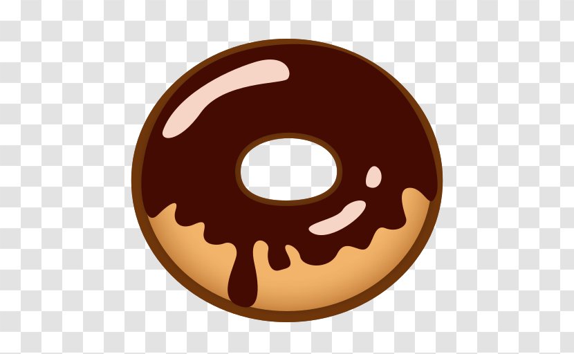 Donuts Emoji Breakfast Sticker Emoticon - Chocolate - Ear Of Rice Transparent PNG