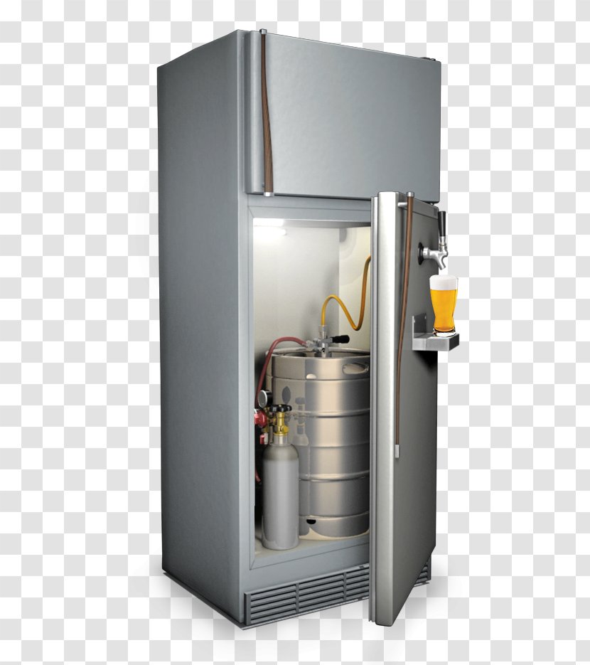 Beer Kegerator Refrigerator Man Cave - Tap - Own Oneself Transparent PNG