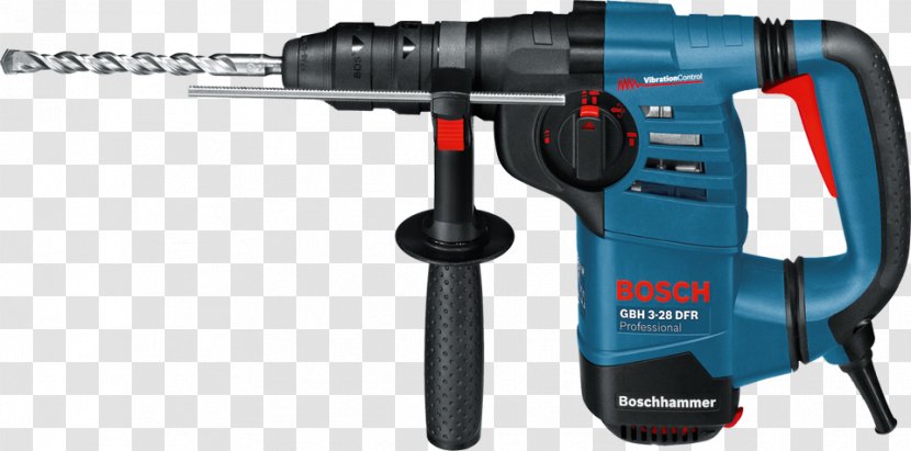 Bosch Professional GBH SDS-Plus-Hammer Drill Incl. Case Gbh 3-28 Dfr 800W Rotary Hammer 061124A000 Augers - Power Tool Transparent PNG