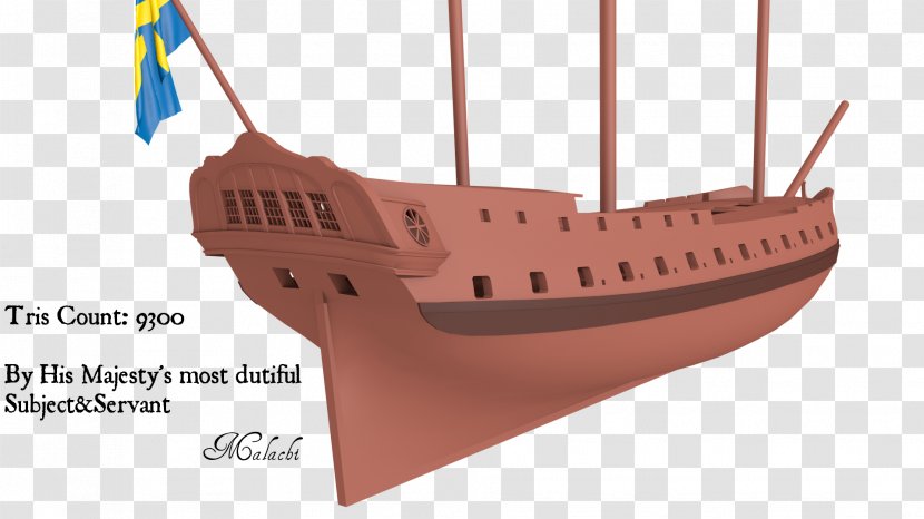 Caravel Swedish Frigate Venus Ship Quarter Gallery - Sailing Transparent PNG