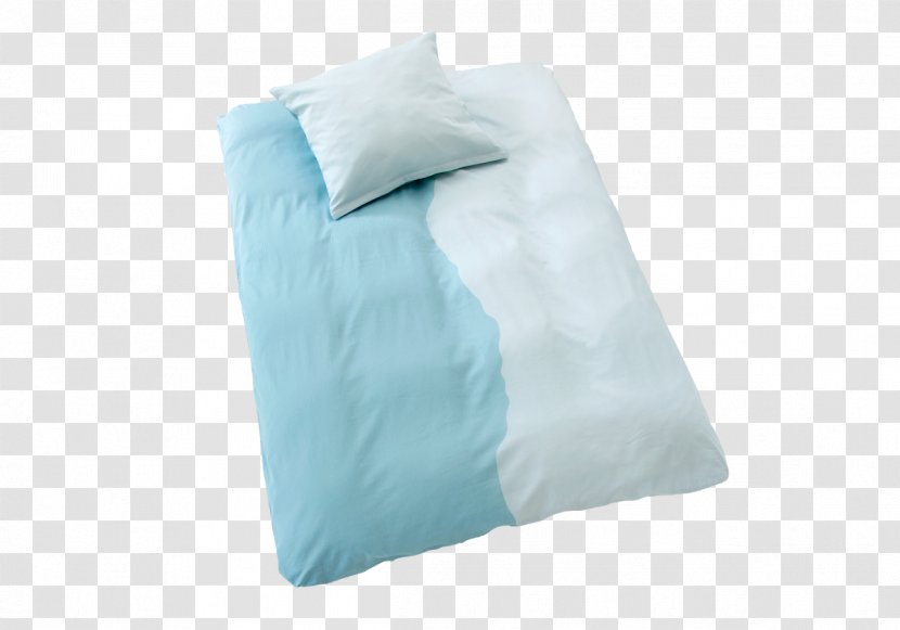 Bedding Pillow Duvet Linens Bed Sheets - Aqua - Tablecloth Transparent PNG