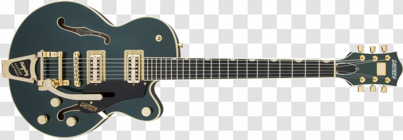 Gretsch G2622T Streamliner Center Block Double Cutaway Electric Guitar Semi-acoustic - Bigsby Vibrato Tailpiece Transparent PNG