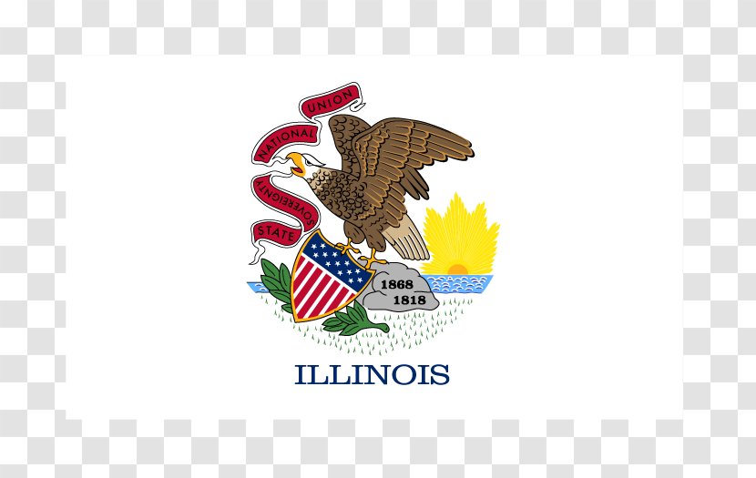 Flag And Seal Of Illinois State The United States Transparent PNG