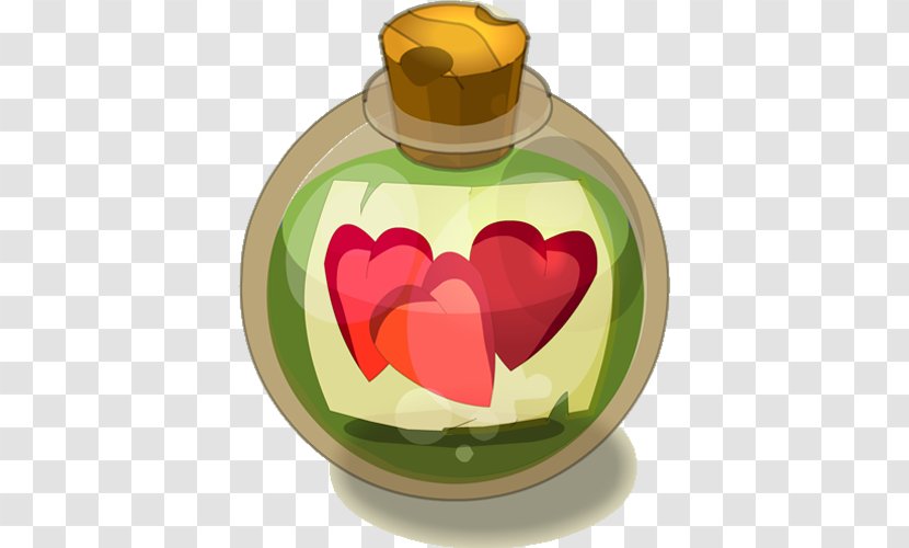 Comics Heart Fruit Clip Art - Love Potion Transparent PNG