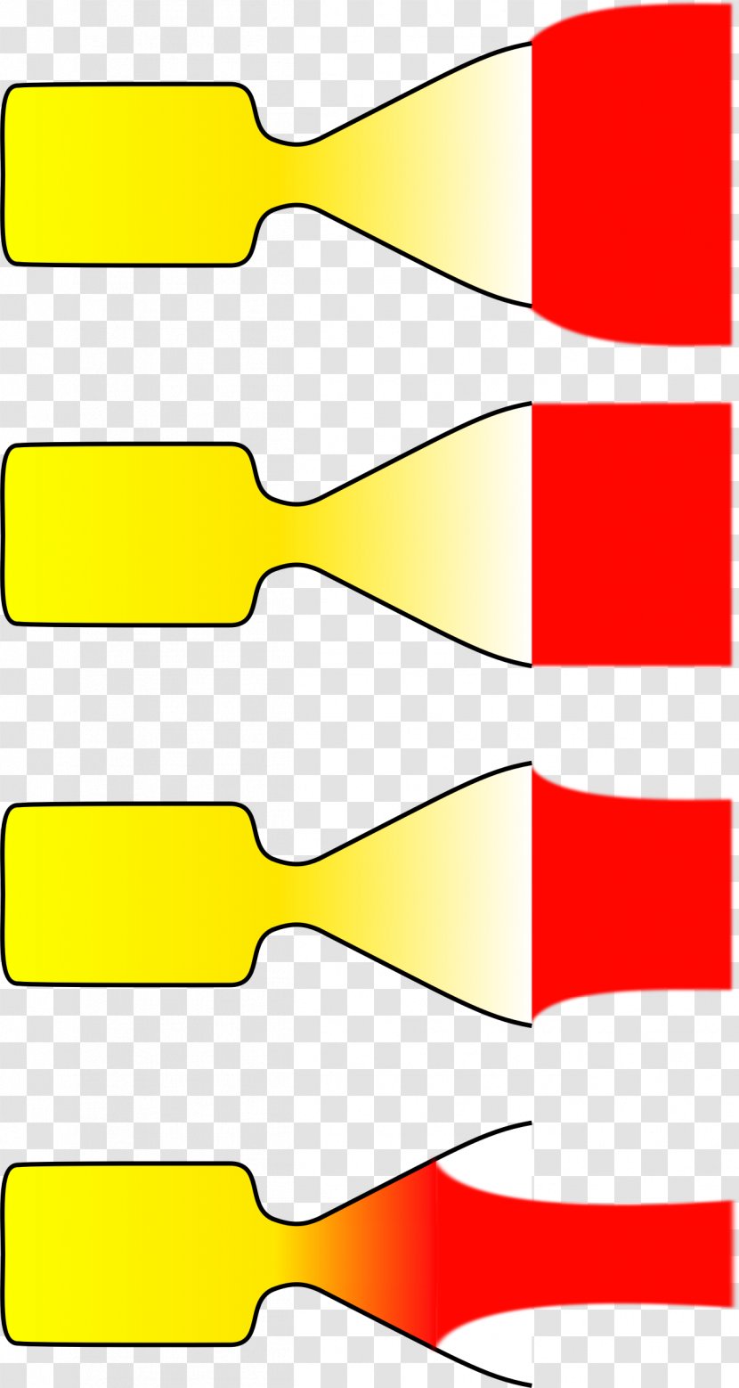 Rocket Engine Nozzle Expanding Clip Art - Yellow - Rockets Transparent PNG