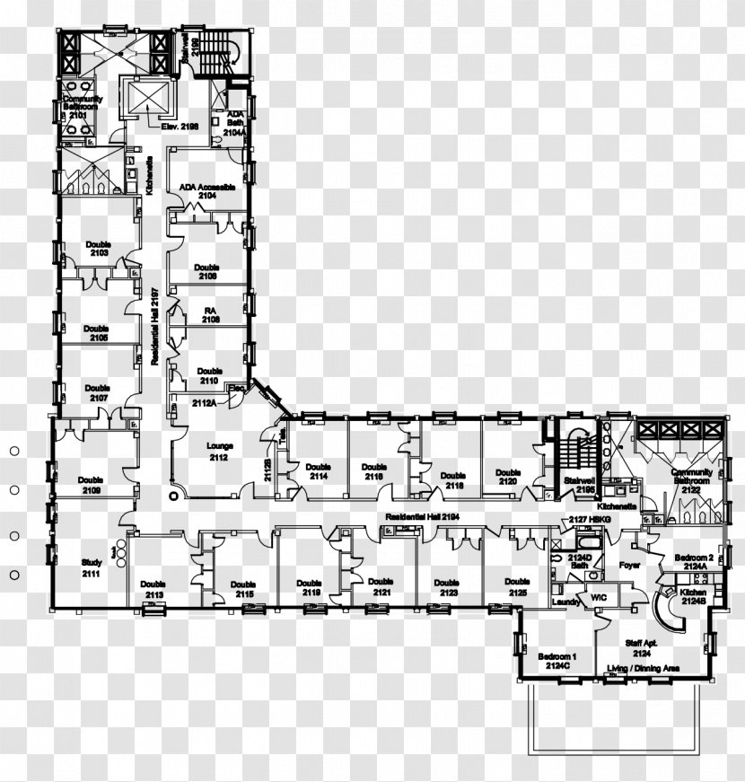 Floor Plan House Storey - Terraces And Open Halls Transparent PNG