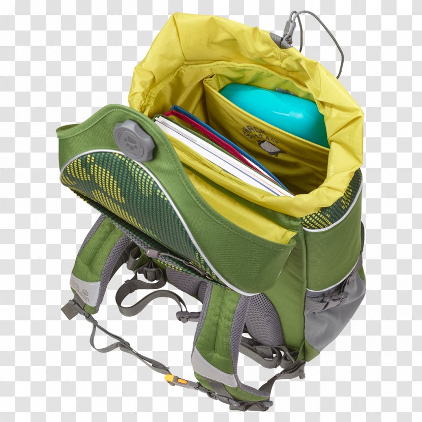 Backpack Handbag Jack Wolfskin School - Deep Forest Transparent PNG