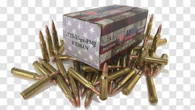 Bullet .45 ACP .40 S&W .380 .38 Special - 65mm Creedmoor - .223 Remington Transparent PNG