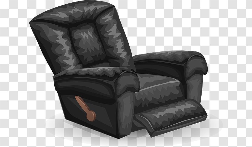 Recliner Lift Chair Couch La-Z-Boy - Black - Lazy Transparent PNG