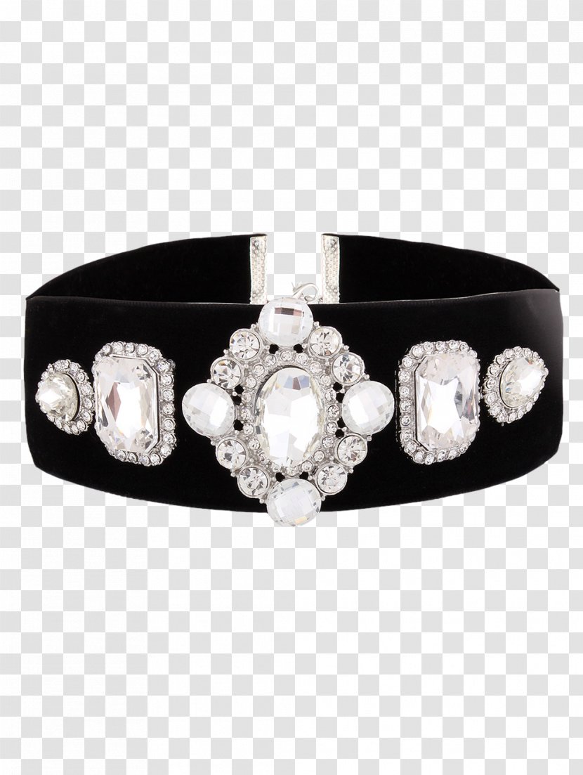 Choker Earring Necklace Jewellery Imitation Gemstones & Rhinestones - Charms Pendants - Jewelry Rhinestone Transparent PNG