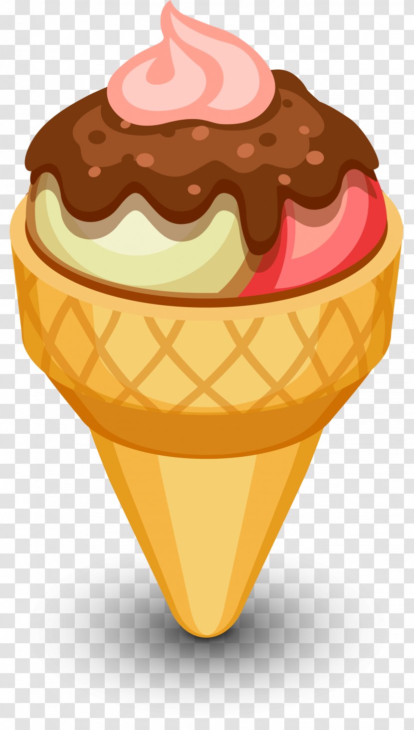 Ice Cream Sundae Computer File - Food - Vector Material Transparent PNG