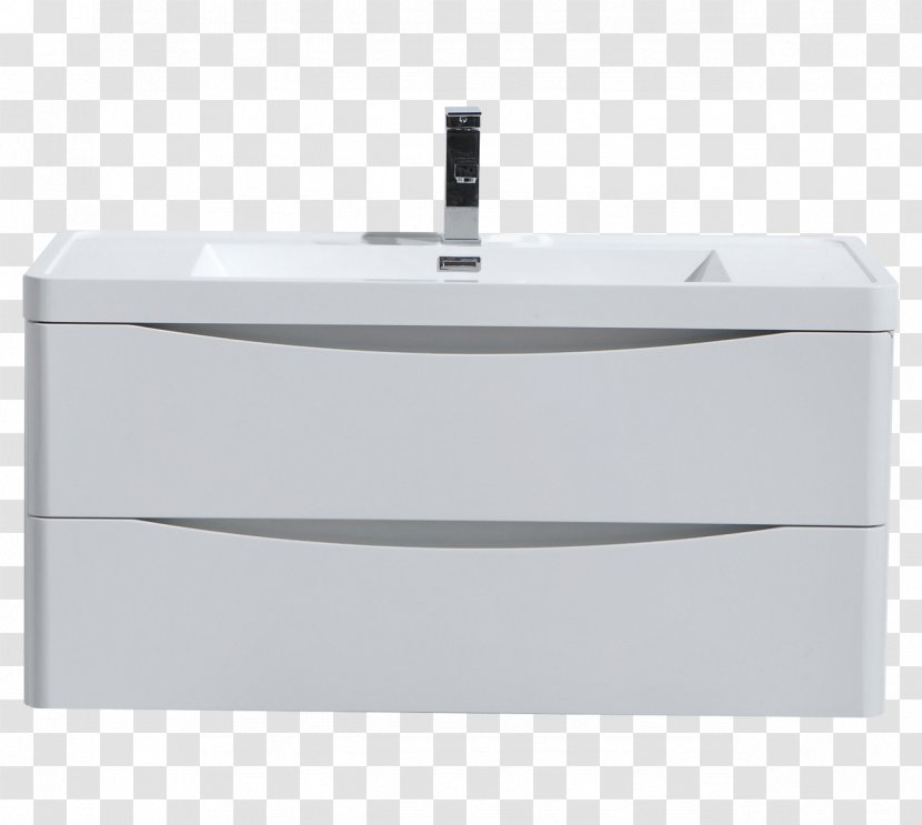 Sink Drawer Modern Bathroom Vanity - Wall Transparent PNG