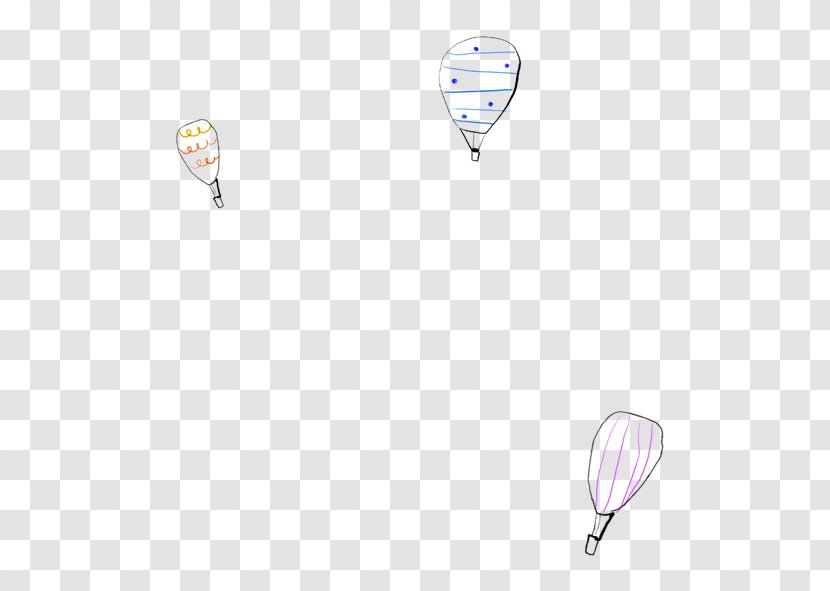 Hot Air Balloon Pattern - Point - Floating Transparent PNG