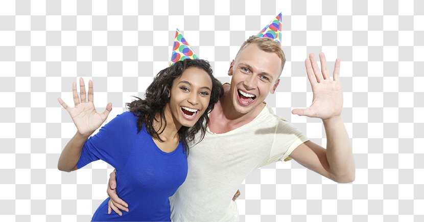 Party Hat Thumb - Frame - Couple Transparent PNG