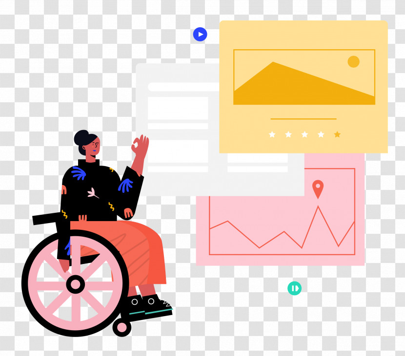 Wheel Chair People Transparent PNG