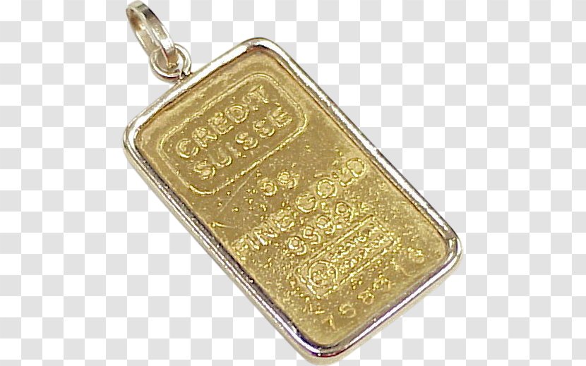 Charms & Pendants Gold Bar Jewellery Bullion - Vintage Transparent PNG