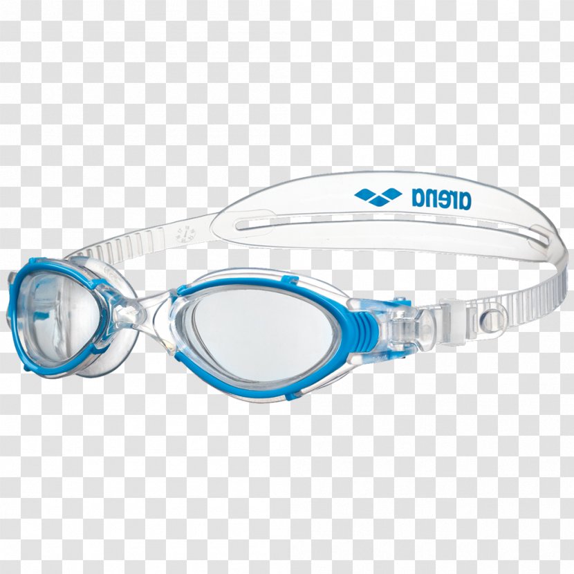 Goggles Arena Blue Swimming Okulary Pływackie - Eyewear Transparent PNG