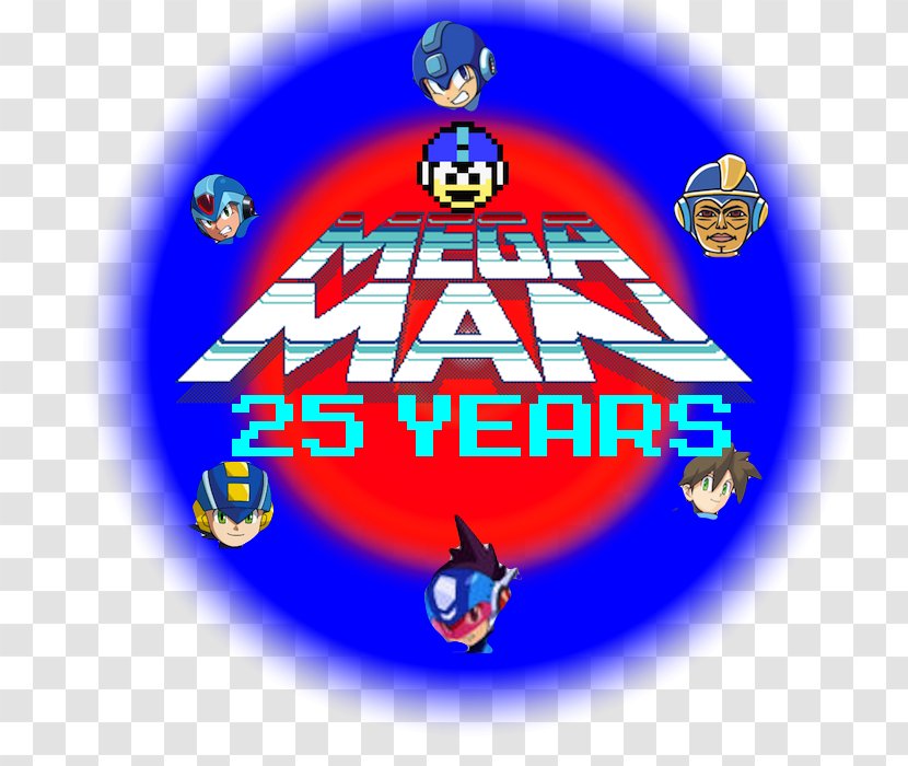 Mega Man Anniversary Collection Capcom Video Game - Flag - Rockman Holic The 25th Transparent PNG