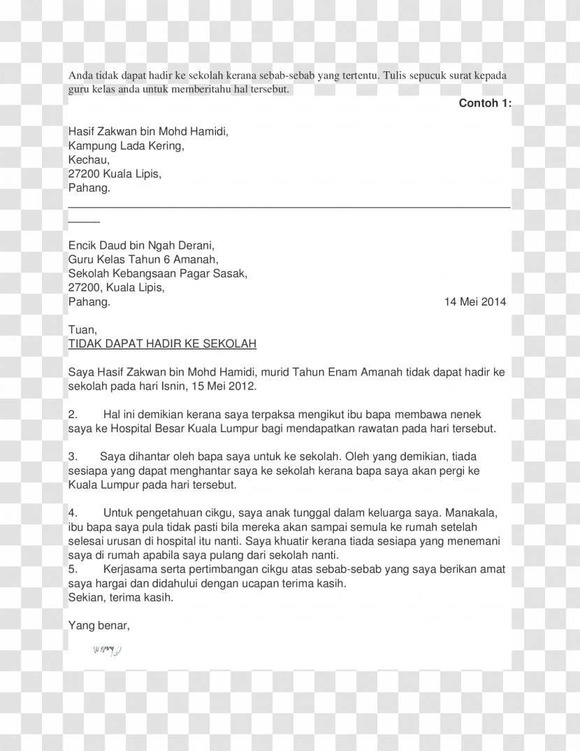 Surat Mohon Pengganti Ketua Pembantu Tadbir Gred N22