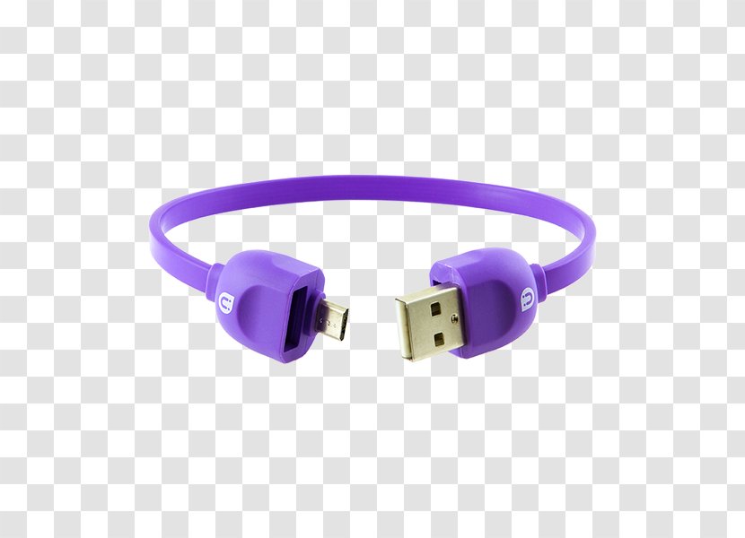 Electrical Cable Micro-USB Purple Blue - Technology - Micro Usb Transparent PNG