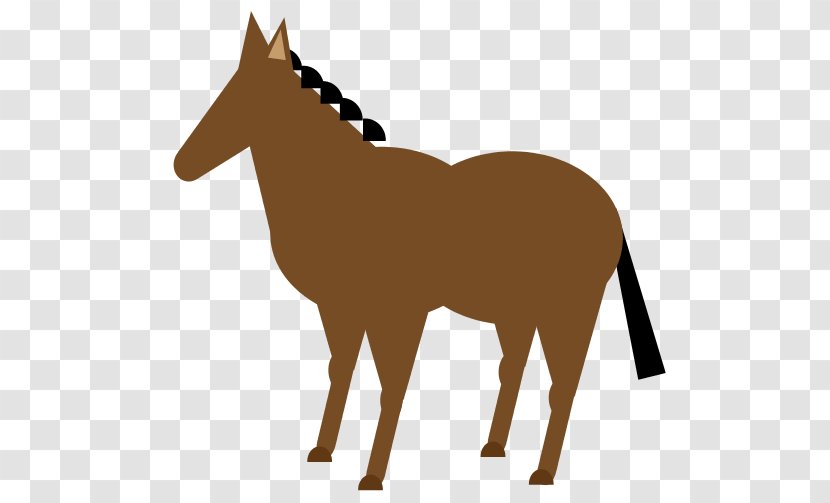 Mule Foal Mane Stallion Pony - Trojan Horse Transparent PNG