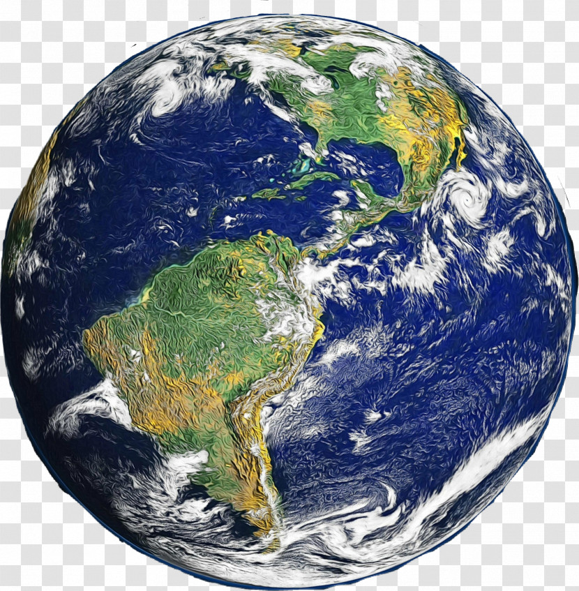 Earth Planet World Astronomical Object Globe Transparent PNG