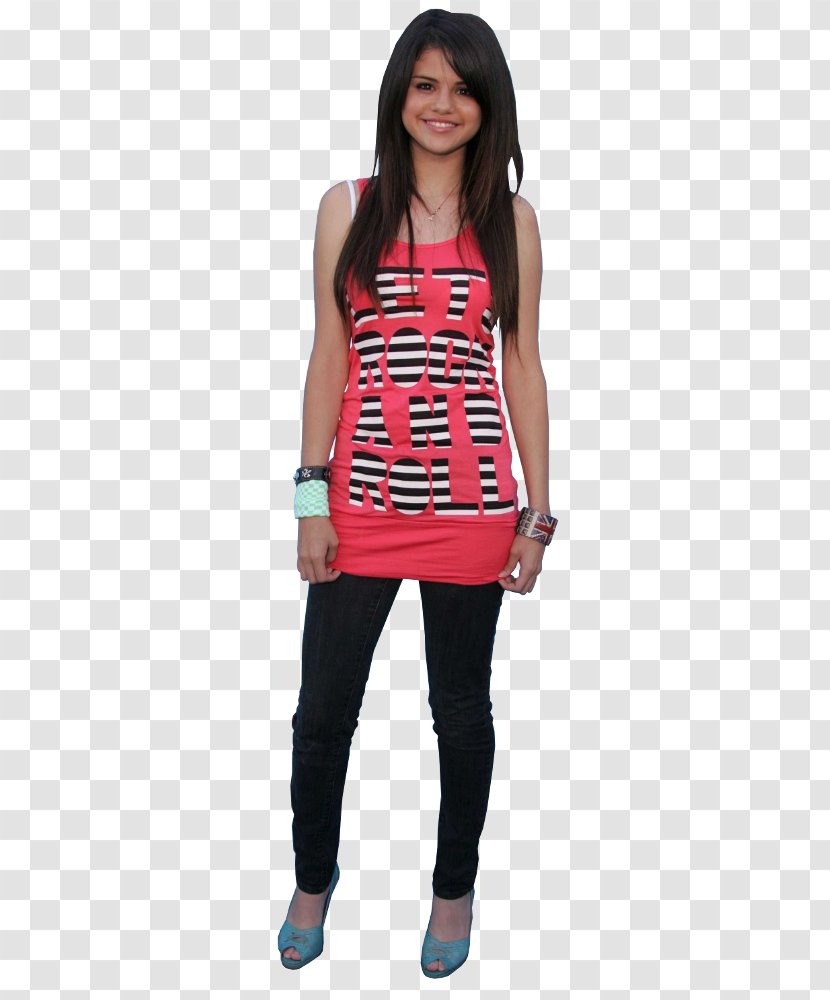 Selena Gomez T-shirt Shoulder Leggings Sleeve - Watercolor Transparent PNG