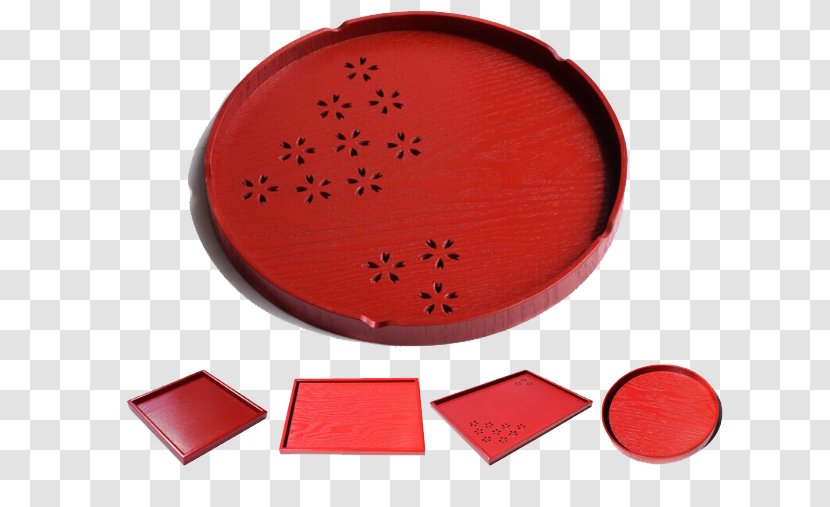 Cherry Blossom Tray - Fruit - Wood Transparent PNG