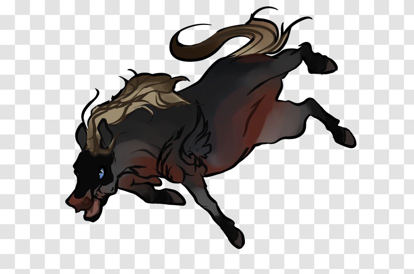 Bull Mustang Cattle Ox Pack Animal Transparent PNG