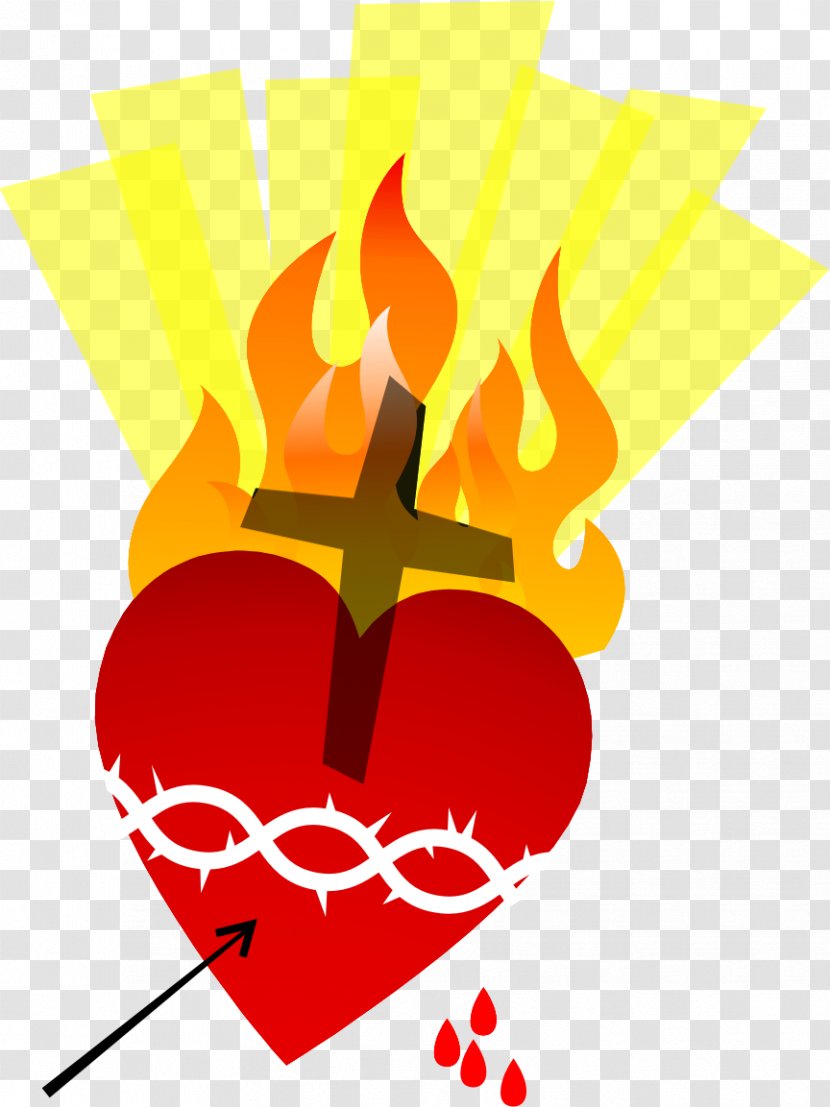 Love Popular Piety Liturgical Year Sacred Heart December - Frame - Jesus Transparent PNG