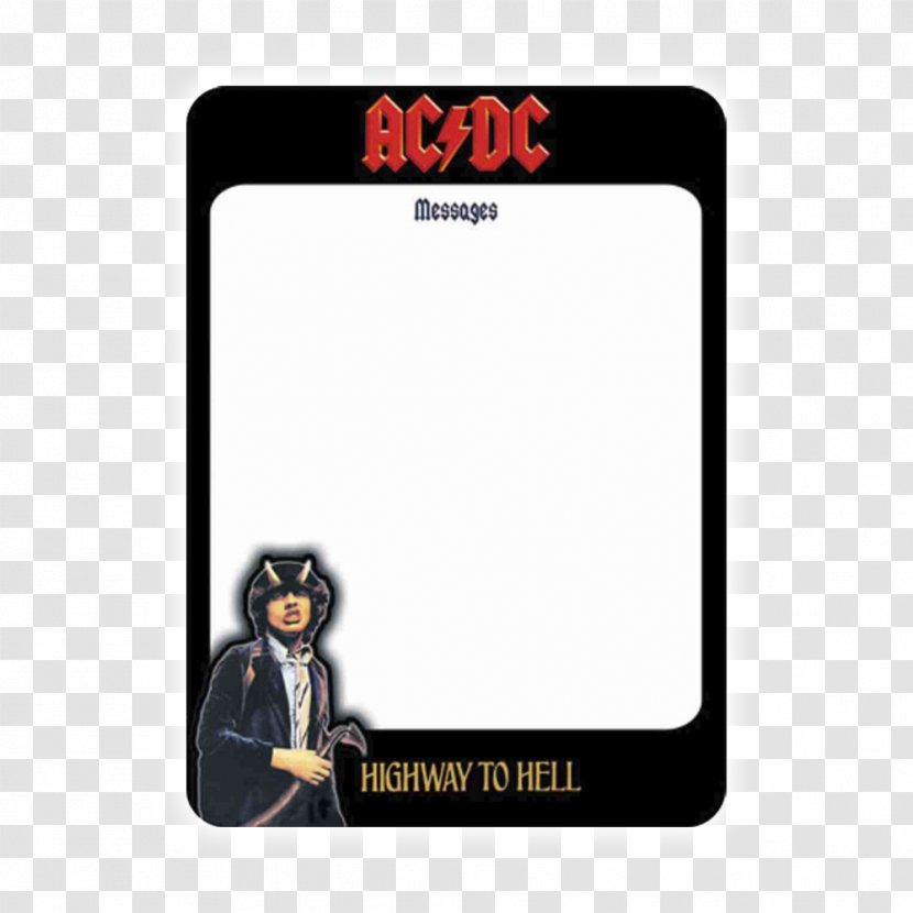 Highway To Hell AC/DC Picture Frames Computer Font - Accessory Transparent PNG