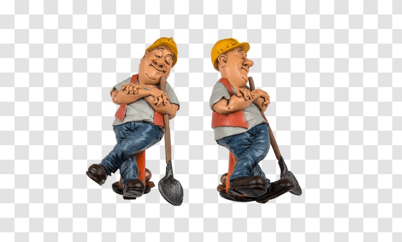 Figurine Construction Worker Laborer Polyresin Profession - Toy - Cook Transparent PNG